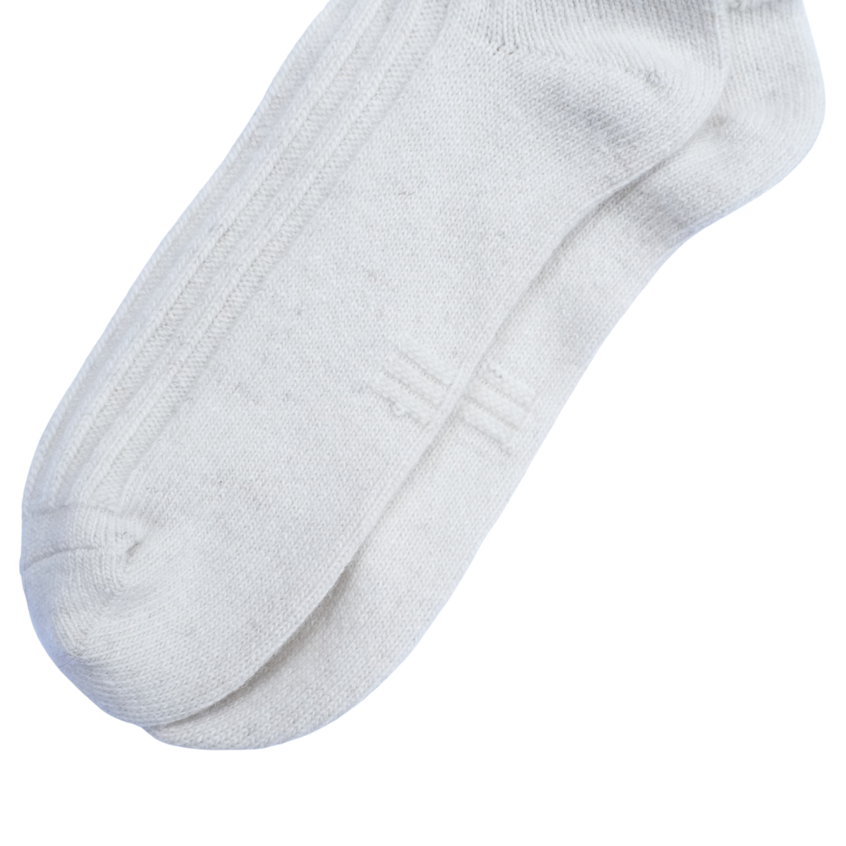 Mongolian Wool Socks – Medium Cushion | Cream White
