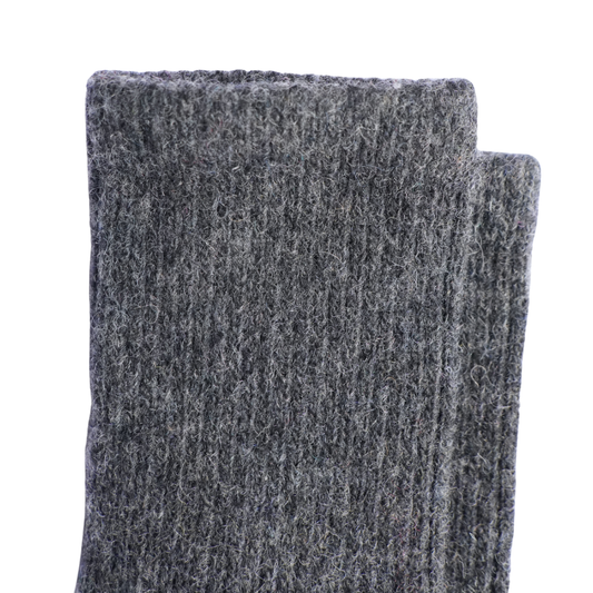 Mongolian Wool Socks – Heavy Cushion | Dark Grey