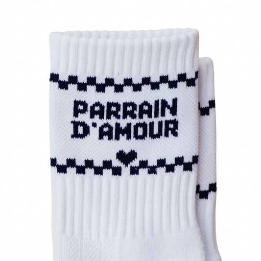 Chaussettes en coton Parrain d'amour