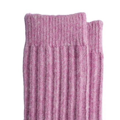 Mongolian Wool Socks – Medium Cushion | Pink