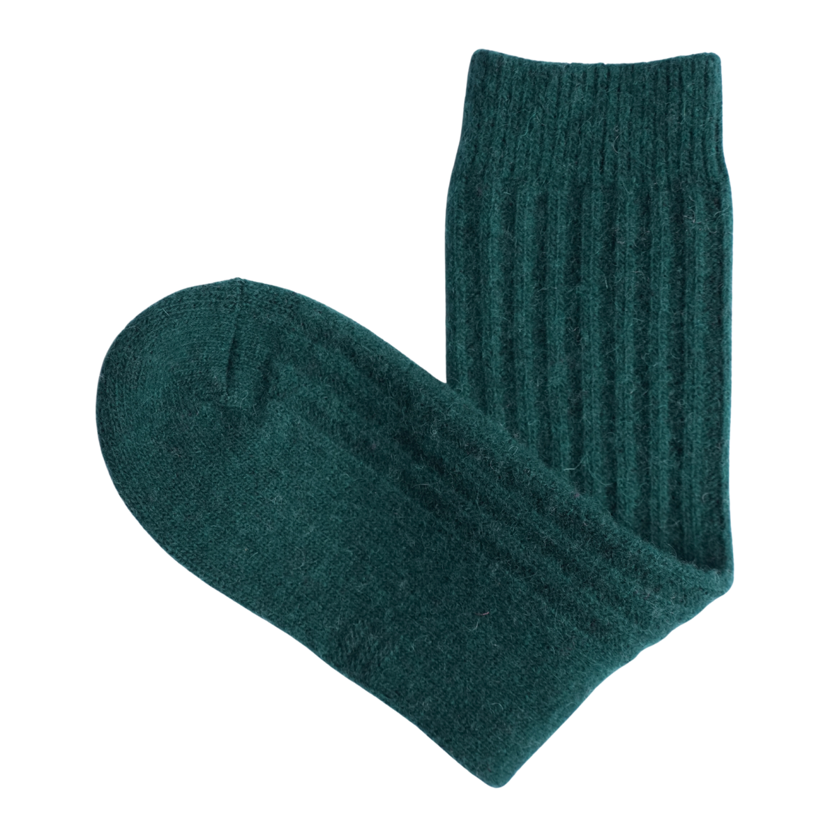 Mongolian Wool Socks – Medium Cushion | Dark Green