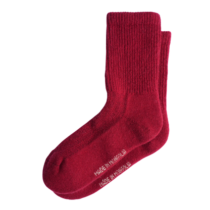 Chaussettes en laine – Epaisse | Rouge