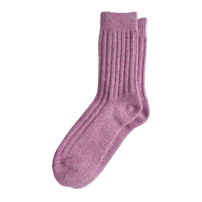 Mongolian Wool Socks – Medium Cushion | Pink