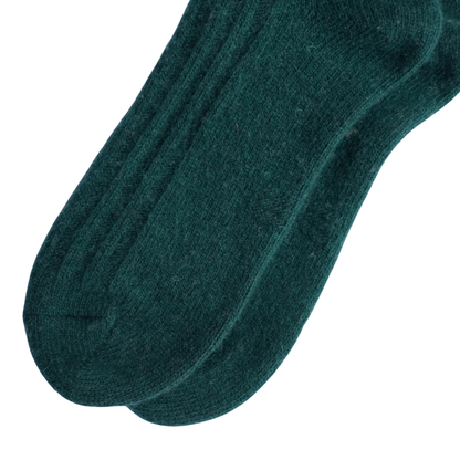 Mongolian Wool Socks – Medium Cushion | Dark Green