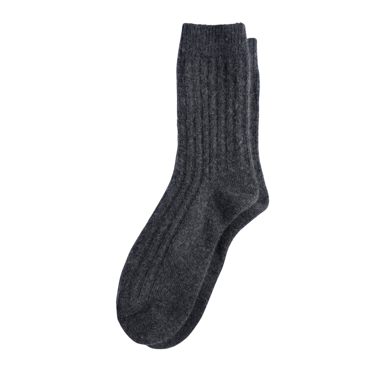 Mongolian Wool Socks – Medium Cushion | Dark Grey