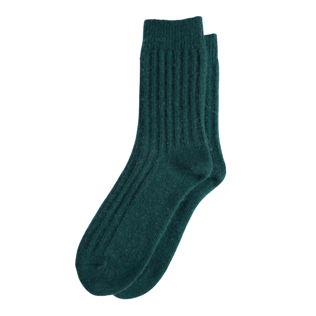 Mongolian Wool Socks – Medium Cushion | Dark Green