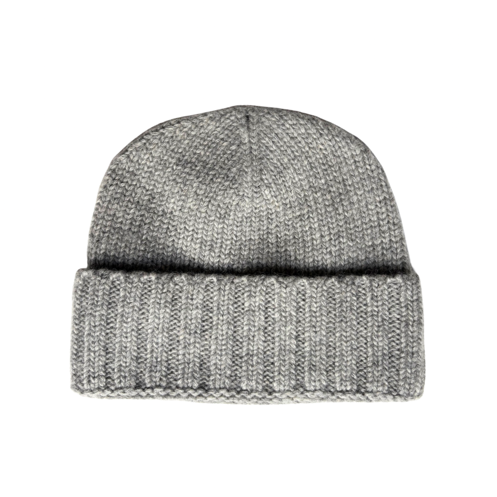 Rib Knit Wool  Beanie