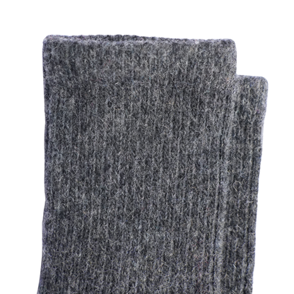 Chaussettes en Laine – Epaisse | Gris Foncé