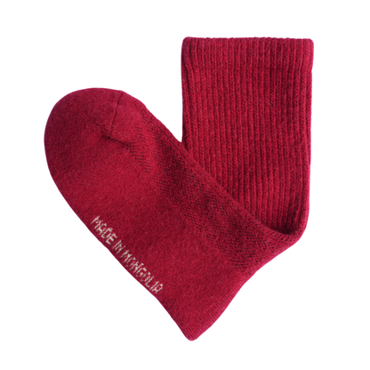 Chaussettes en laine – Epaisse | Rouge