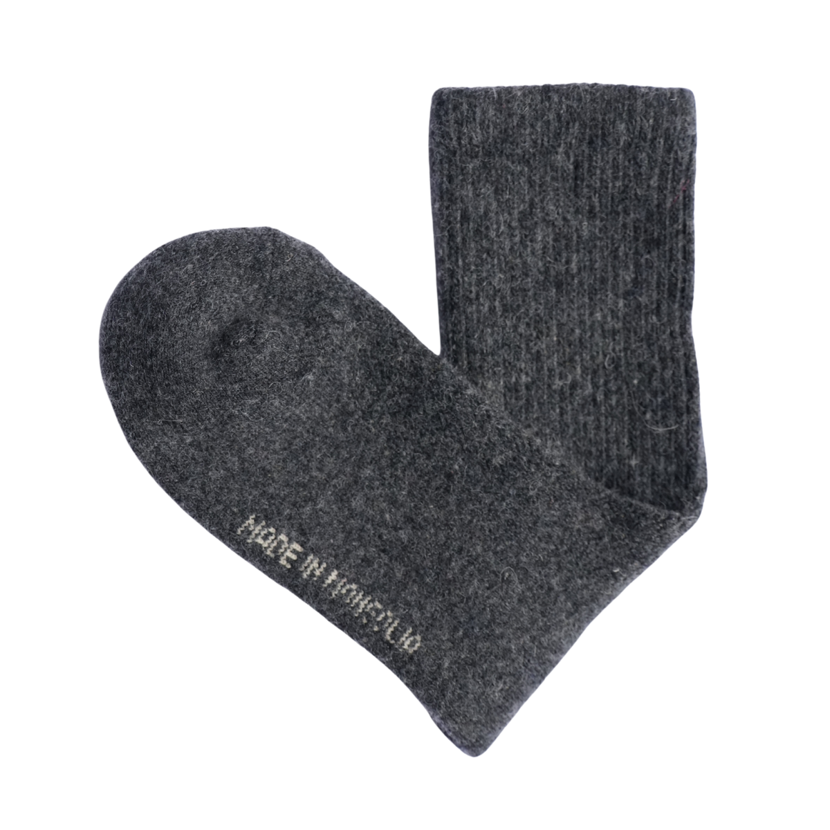 Chaussettes en Laine – Epaisse | Gris Foncé