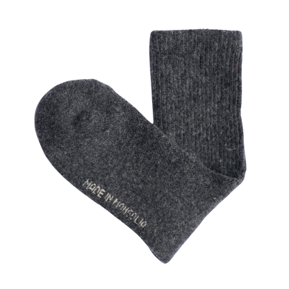 Chaussettes en Laine – Epaisse | Gris Foncé