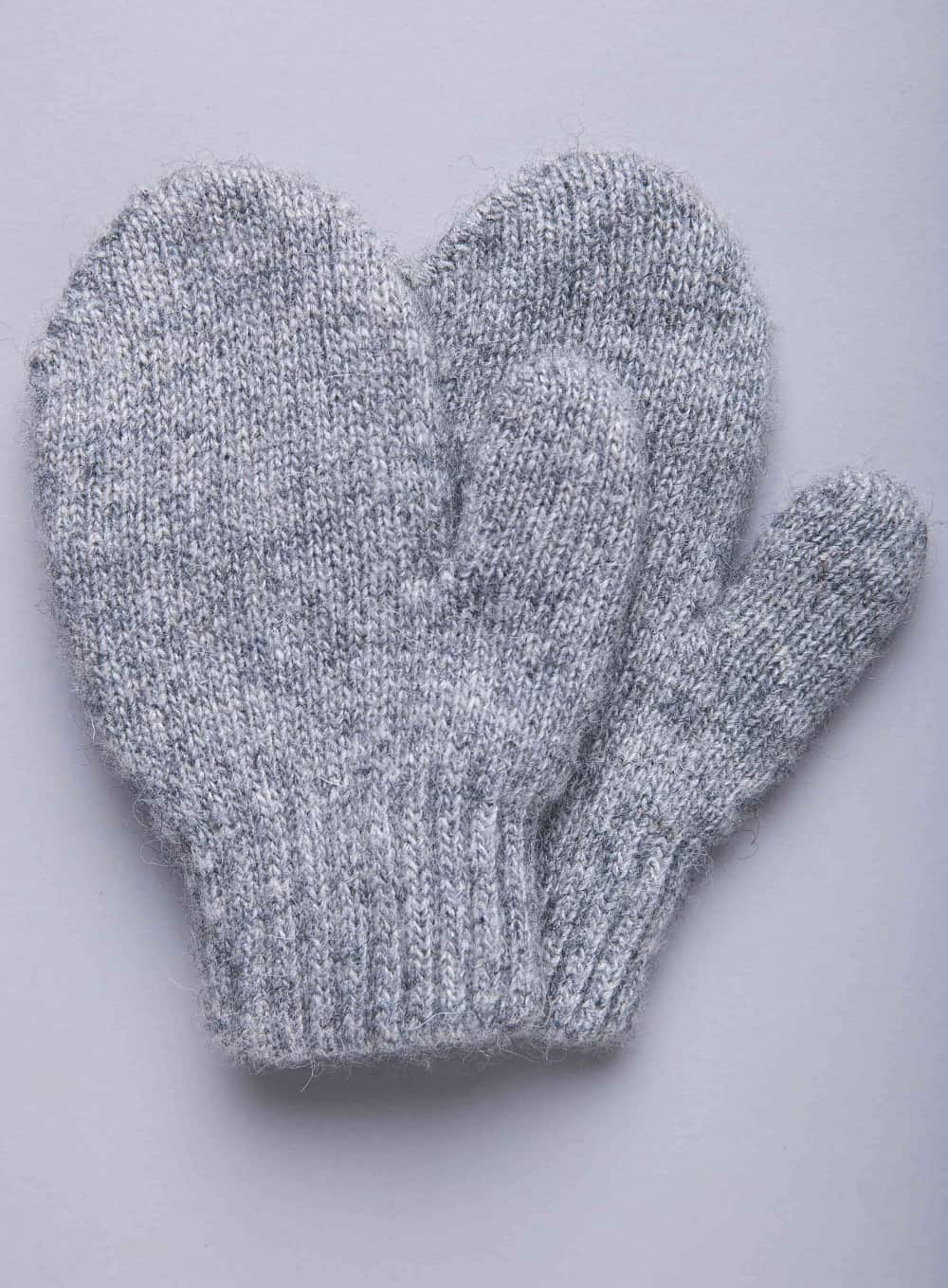 Wool mittens