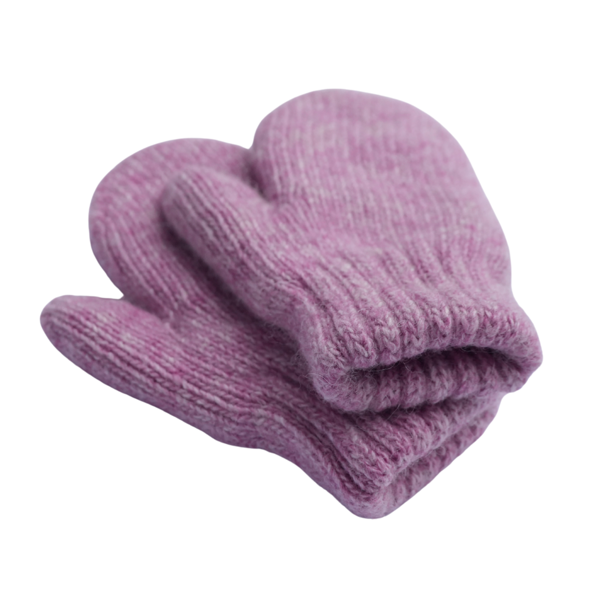 Kids Wool Mittens — Warm & Cozy Double-Lined │Pink