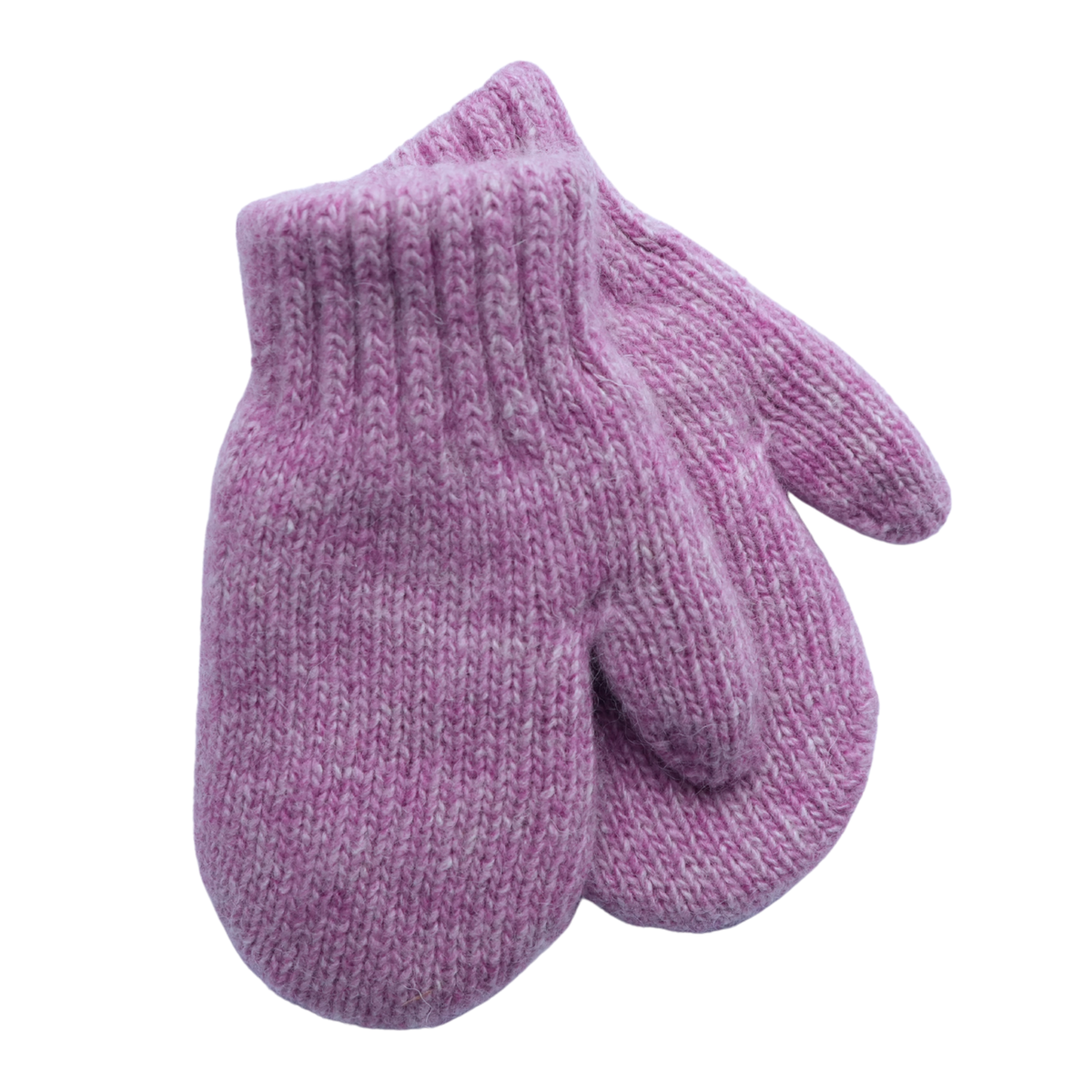 Kids Wool Mittens — Warm & Cozy Double-Lined │Pink