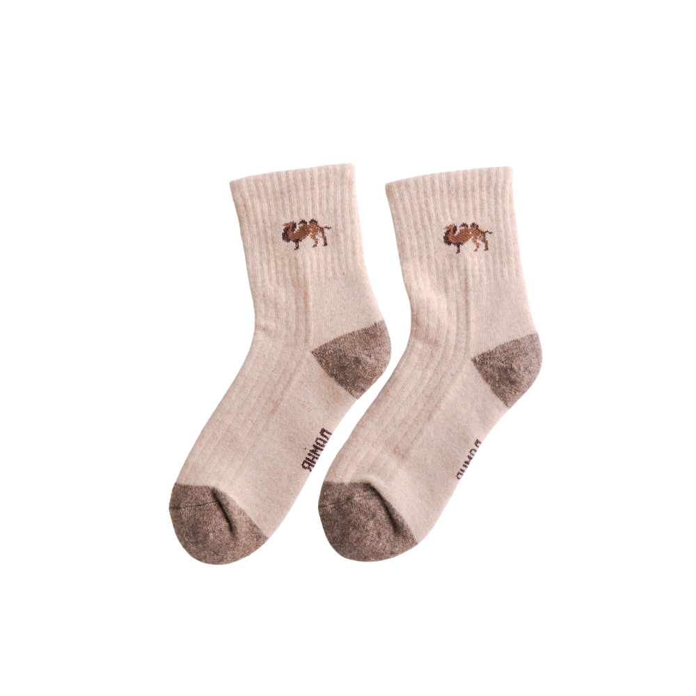 Thick wool socks with Animal Logo - 70% Wool